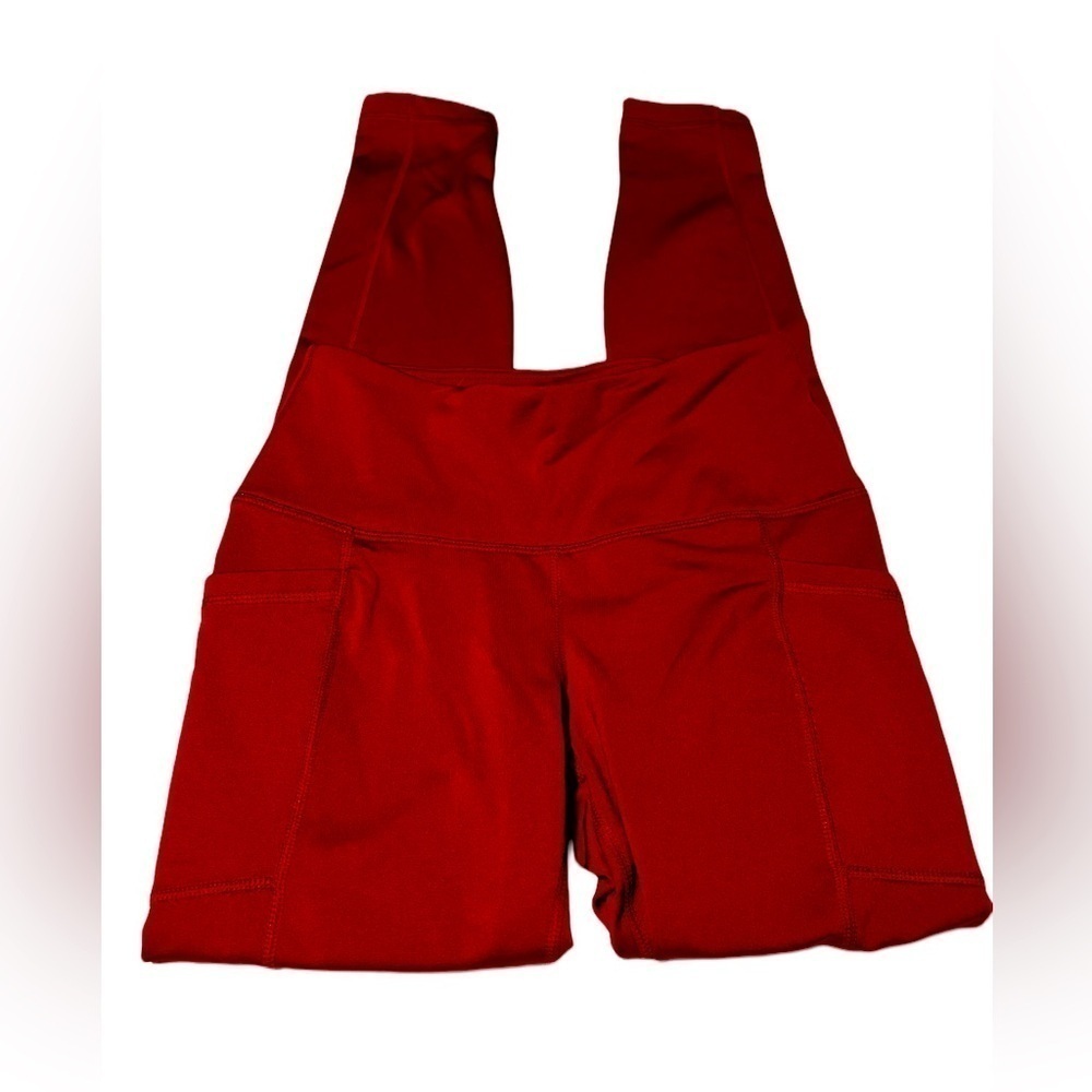 90 Degree by Reflex High Waisted Rhubarb Color Leggings Size XS - Picture 1 of 4